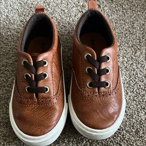 Toddler boys brown shoes